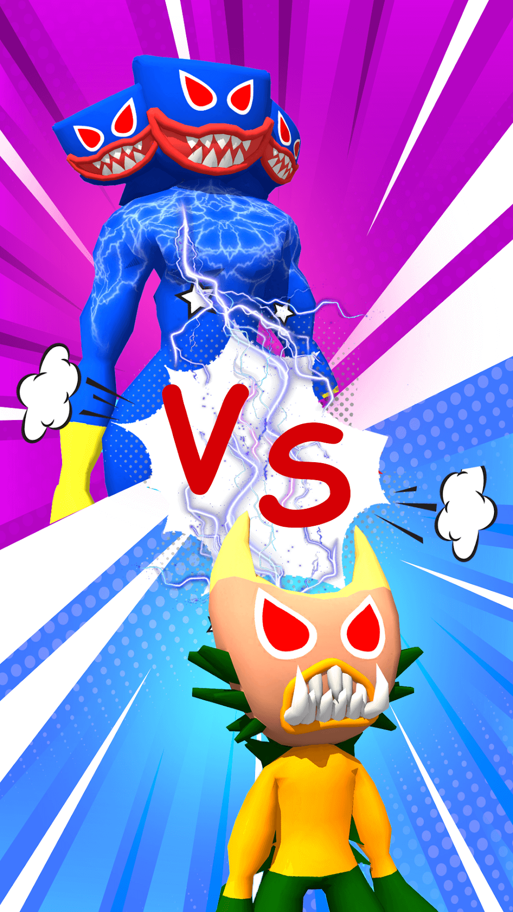 Superhero Blue Monster Color Screenshot3
