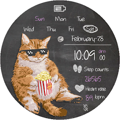 BFF146- Blackboard Art Cat APK