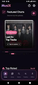 MusiX Pro Offline Music Player Screenshot1