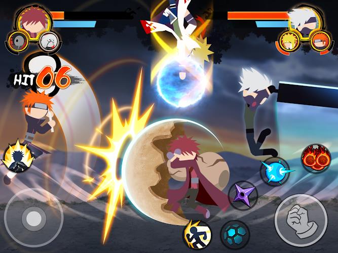 Stickman Ninja 3v3 Battle Screenshot9