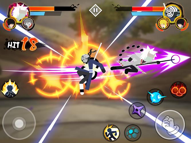 Stickman Ninja 3v3 Battle Screenshot7