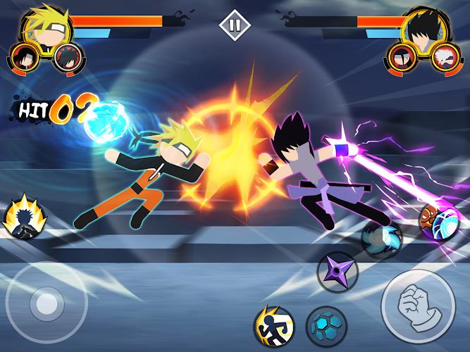 Stickman Ninja 3v3 Battle Screenshot11