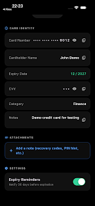 CardVault: Card Manager Screenshot3