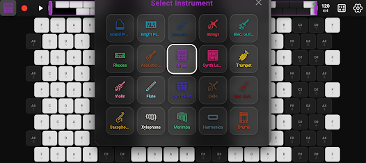 Hex MIDI - Isomorphic Keyboard Screenshot2