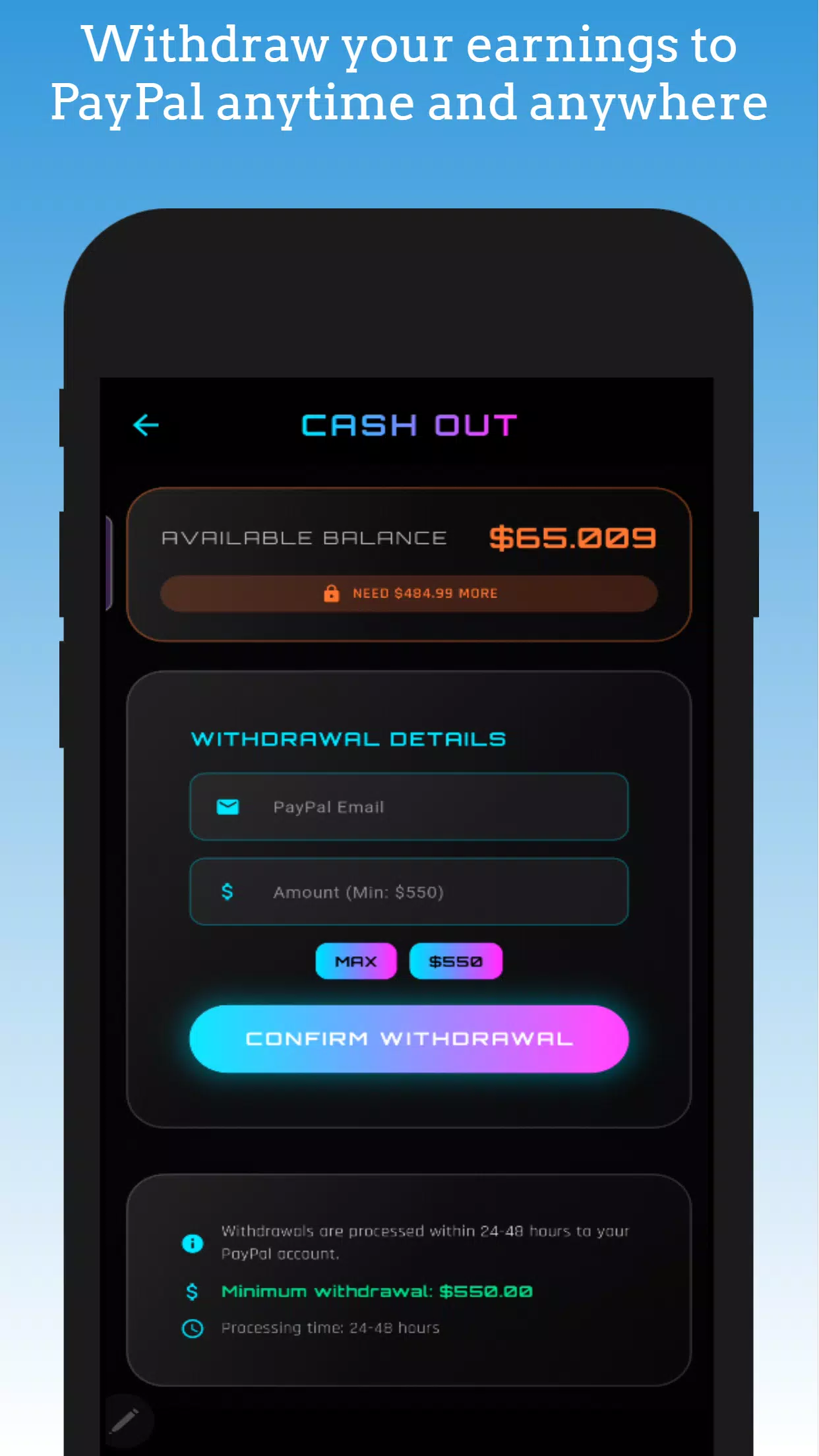 Earn Money Spin Real Cash Game Screenshot4