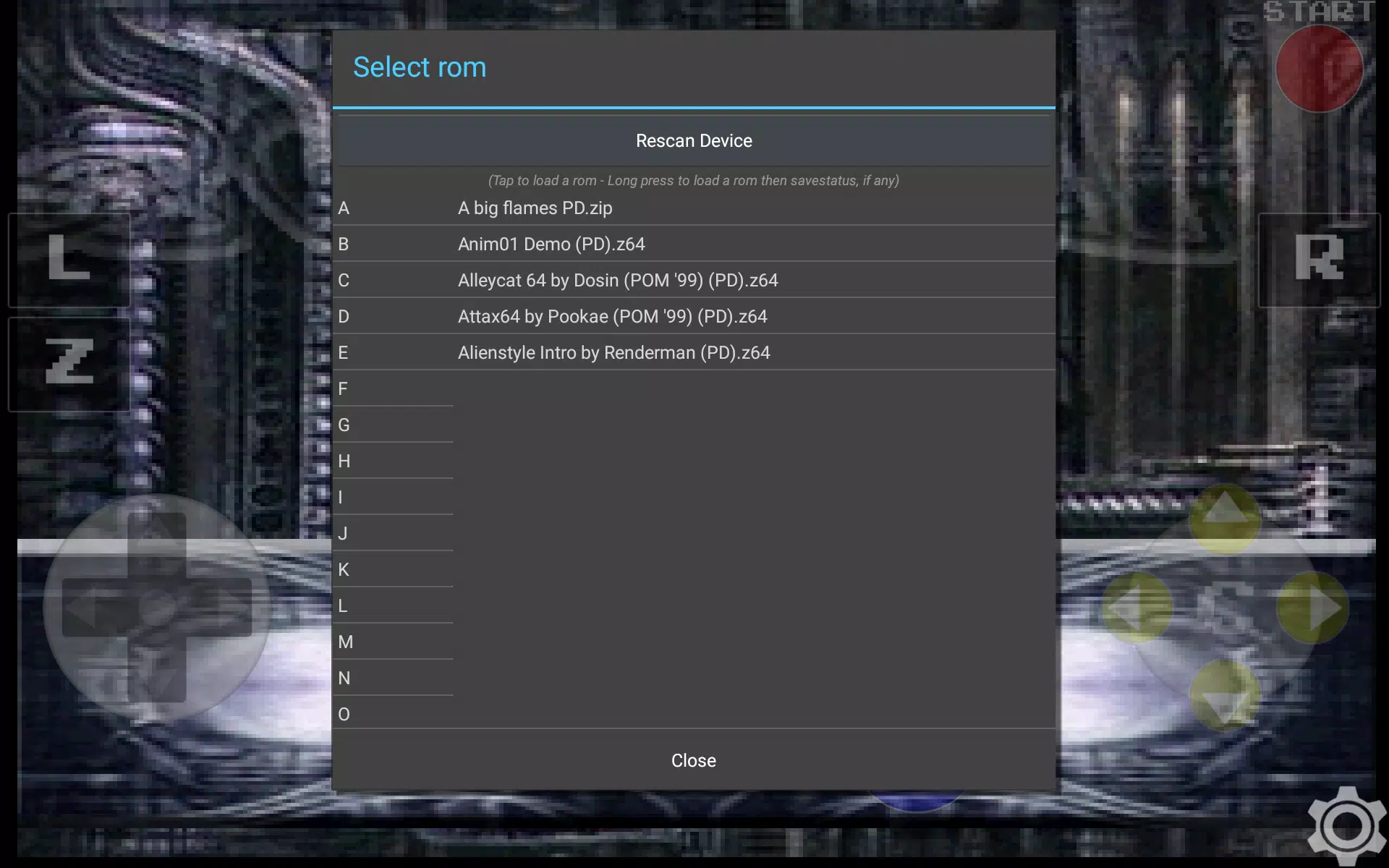 EmuN64 XL Screenshot3