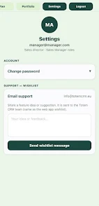 Totem CRM Screenshot1
