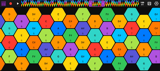 Hex MIDI - Isomorphic Keyboard Screenshot4
