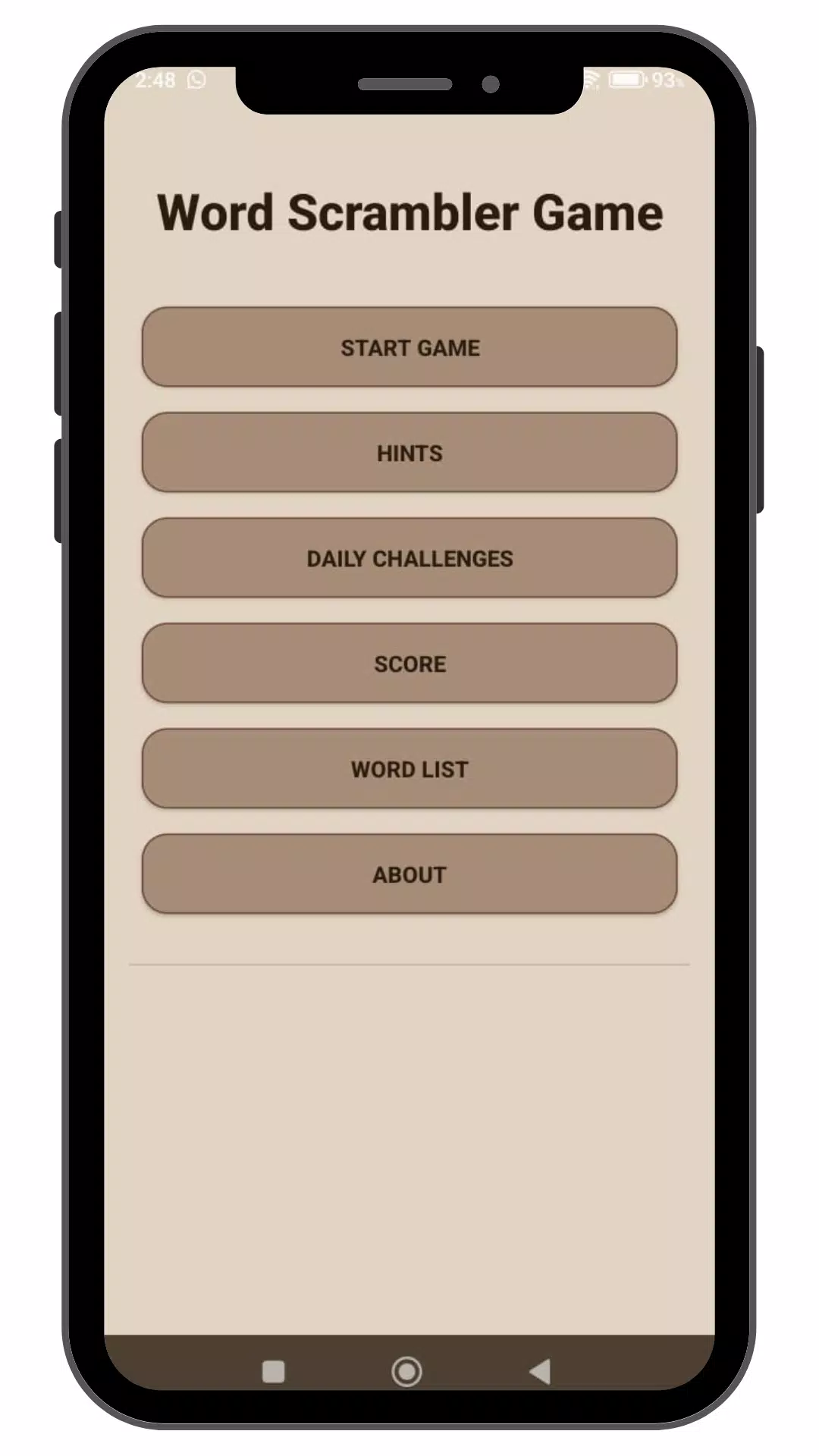 Word scrambler Game Screenshot2