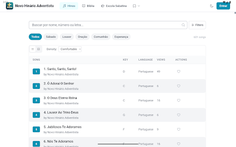 Novo Hinário Adventista Screenshot10