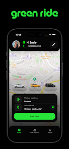 Green Ride – Taxi & Delivery Screenshot1