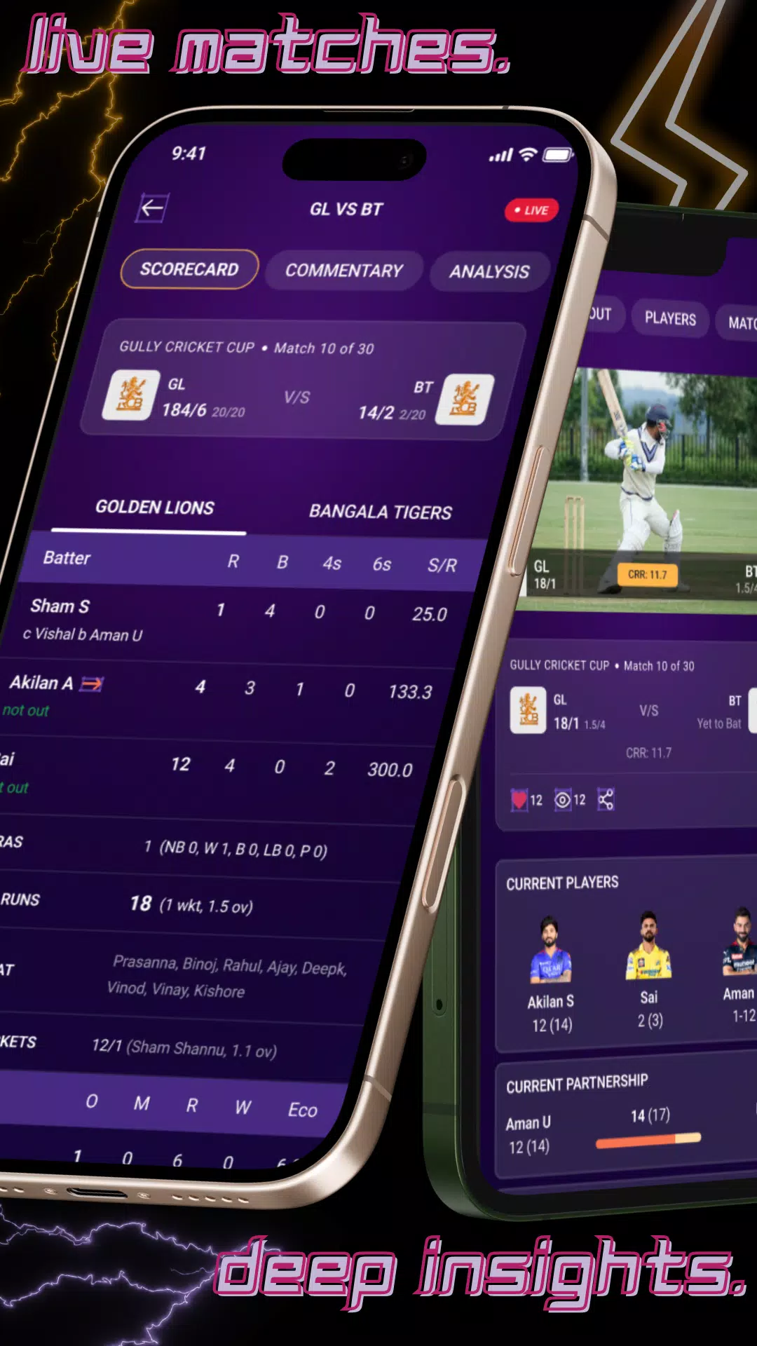 GullyBall: Live Cricket Scores Screenshot4