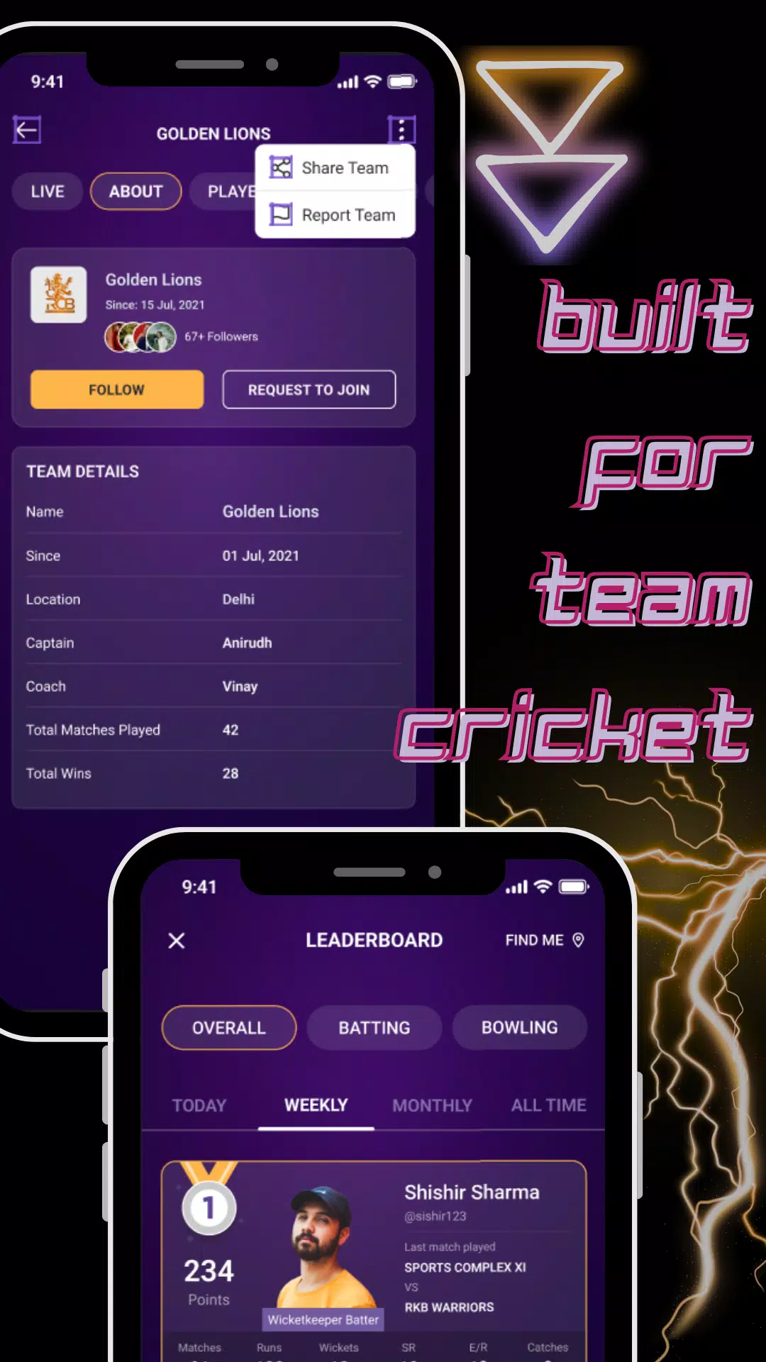 GullyBall: Live Cricket Scores Screenshot6