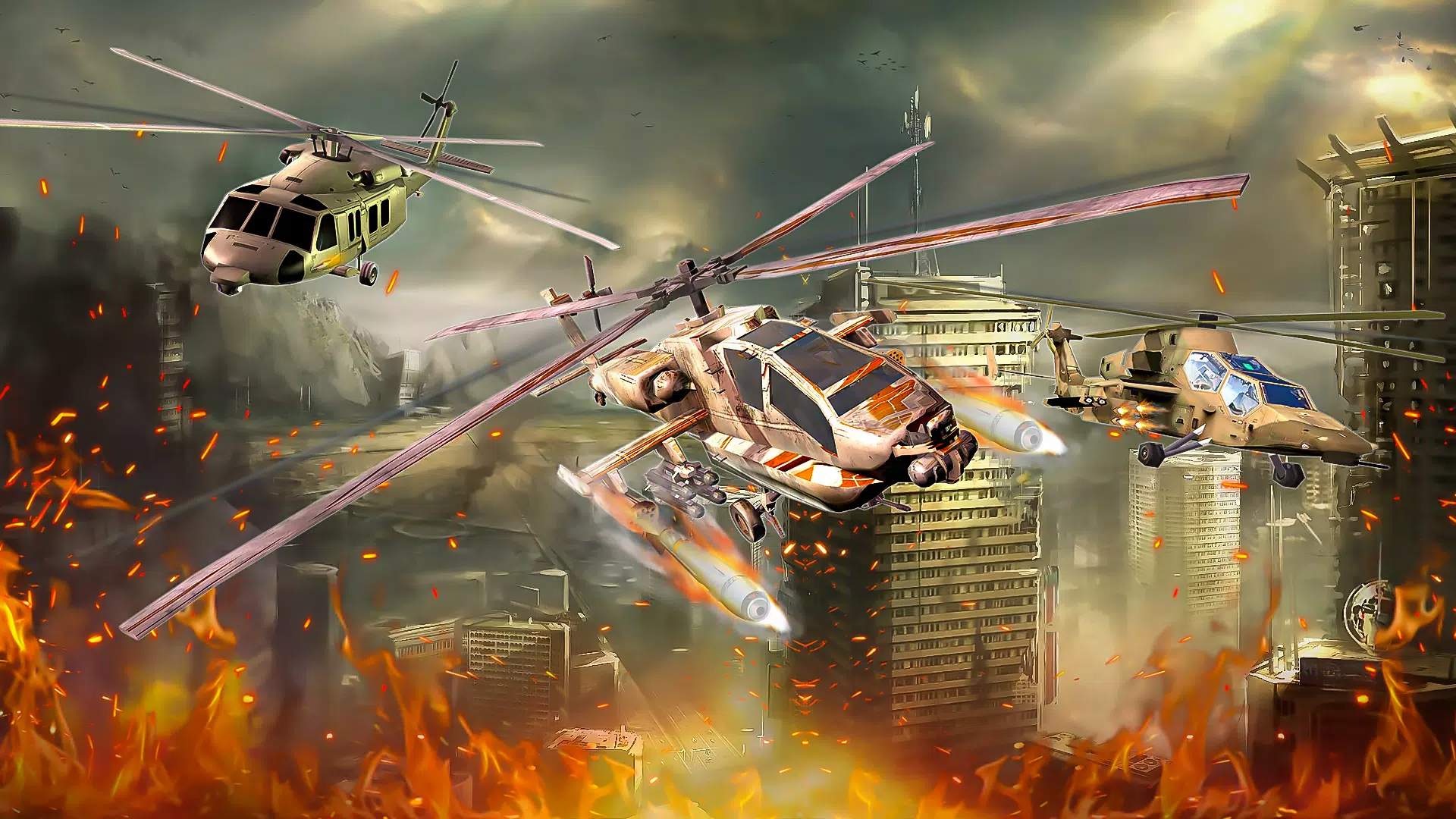 Gunship Helicopter Shooting 3D Screenshot2