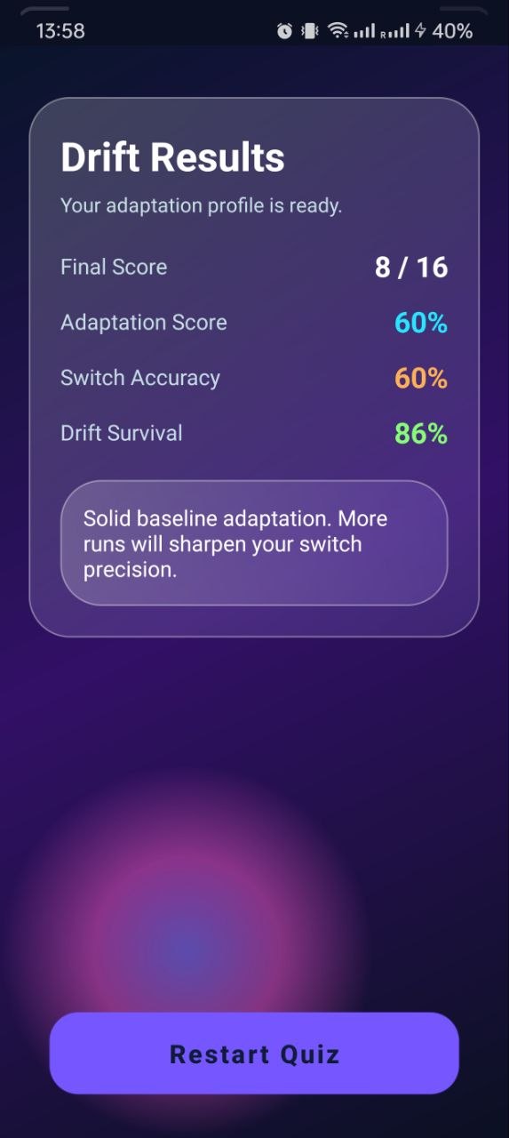 Quiz Drift Screenshot2