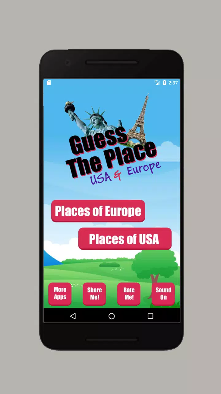 Guess Place of USA and Europe Screenshot1