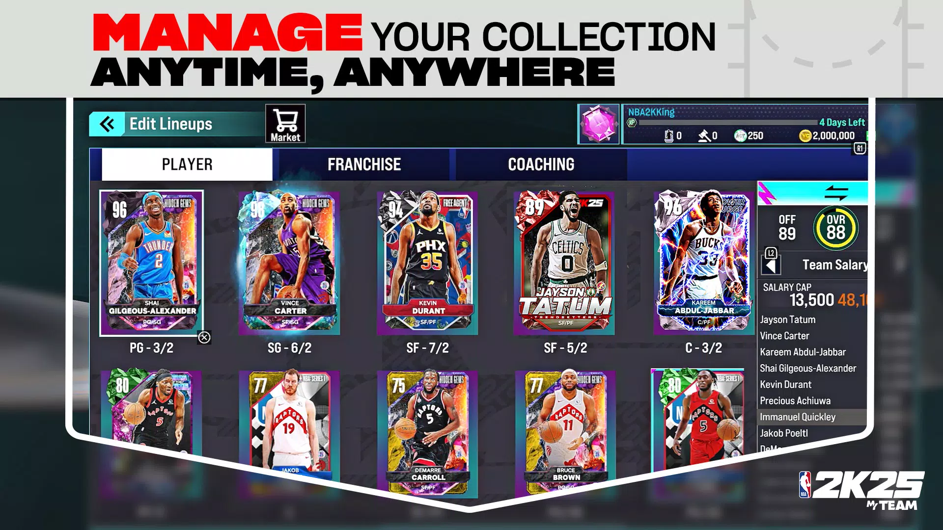NBA 2K25 MyTEAM Screenshot3