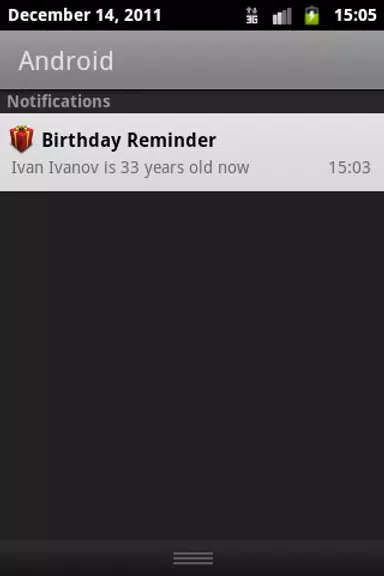 Birthday Reminder Screenshot2