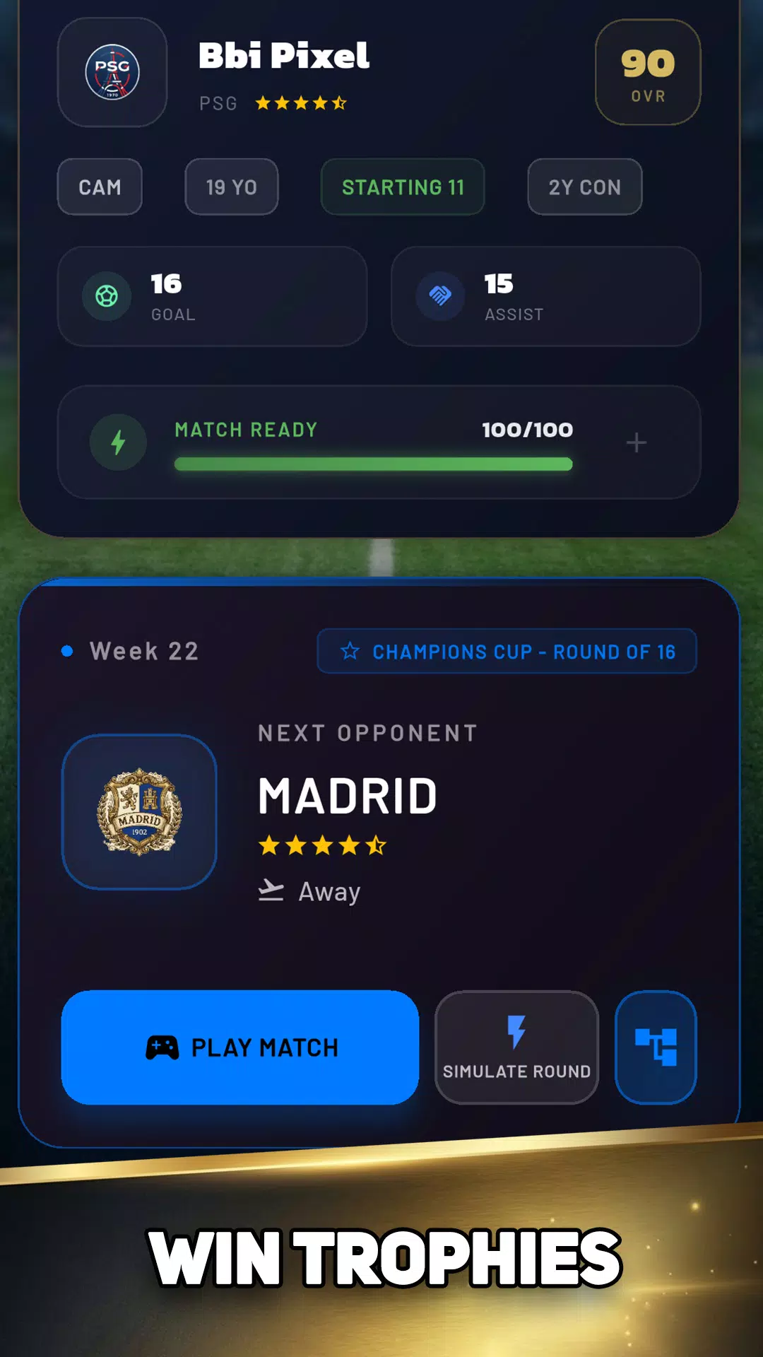 Wonderkid: Football Career Sim Screenshot6