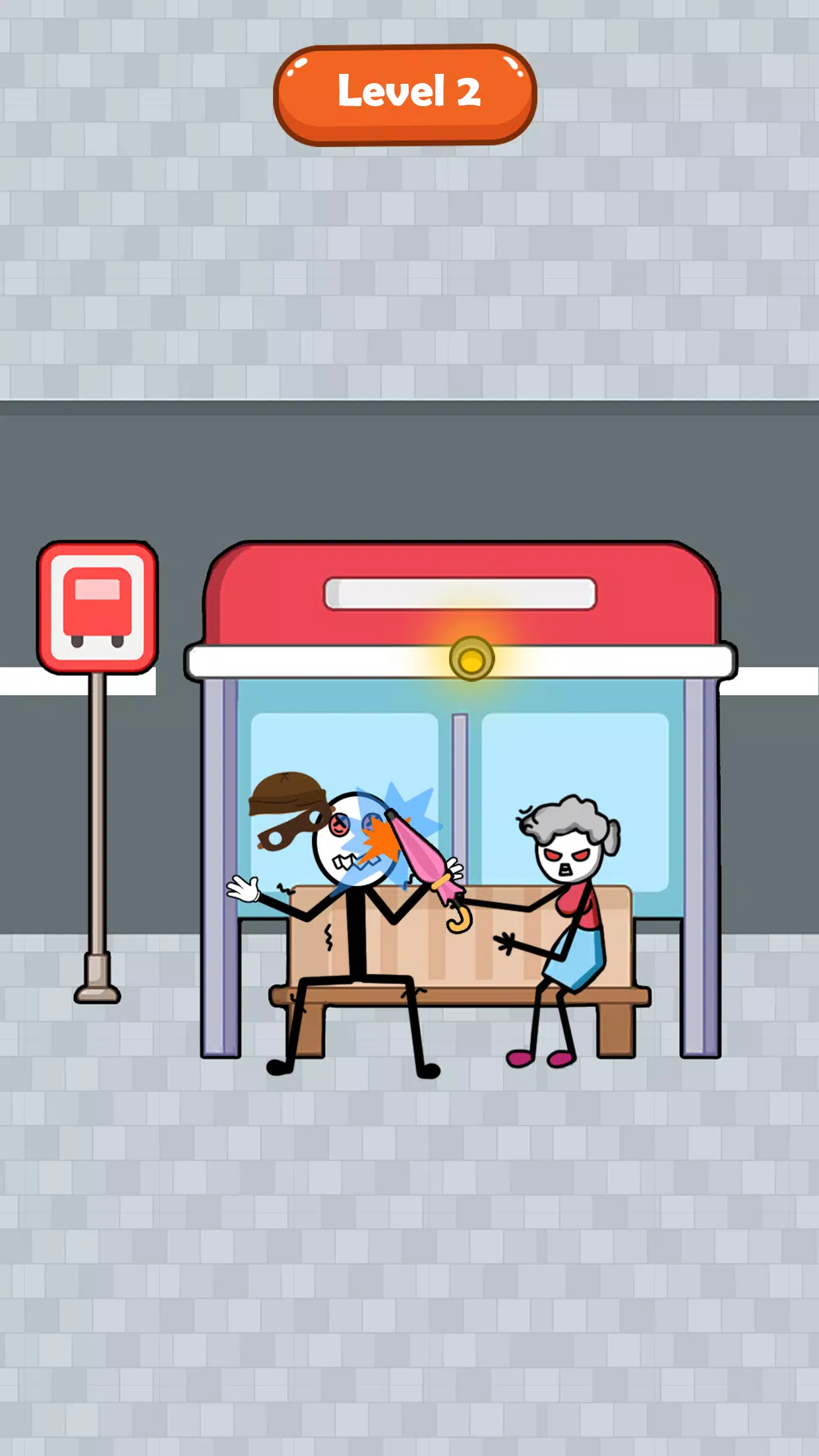 Stickman Thief Puzzle IQ Brain Screenshot2