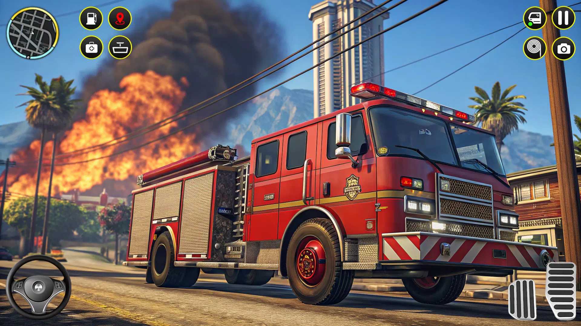 Firefighter Truck Sim Rescue Screenshot4