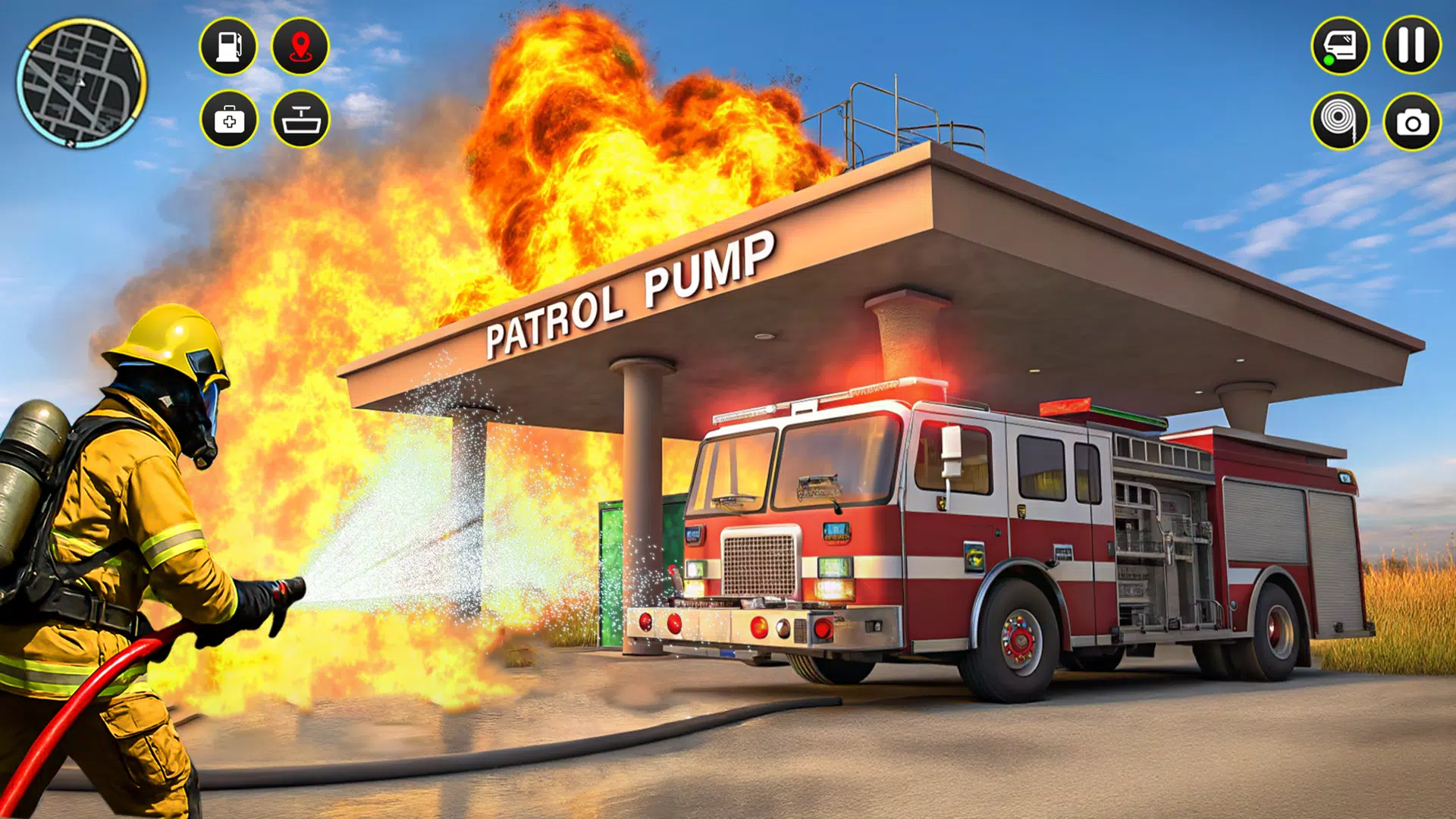 Firefighter Truck Sim Rescue Screenshot3