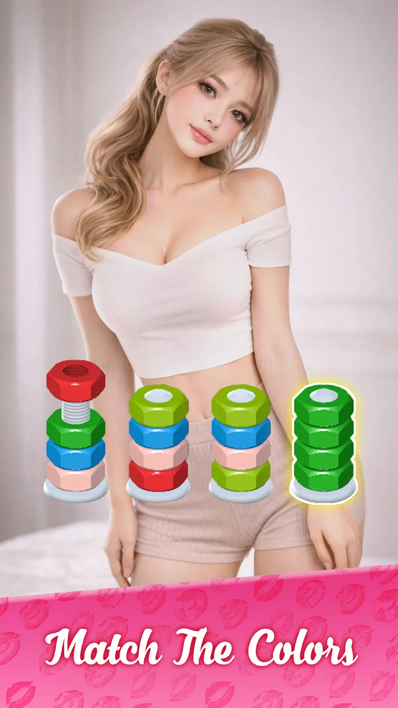 Romance Onet: Screw Puzzle Screenshot3