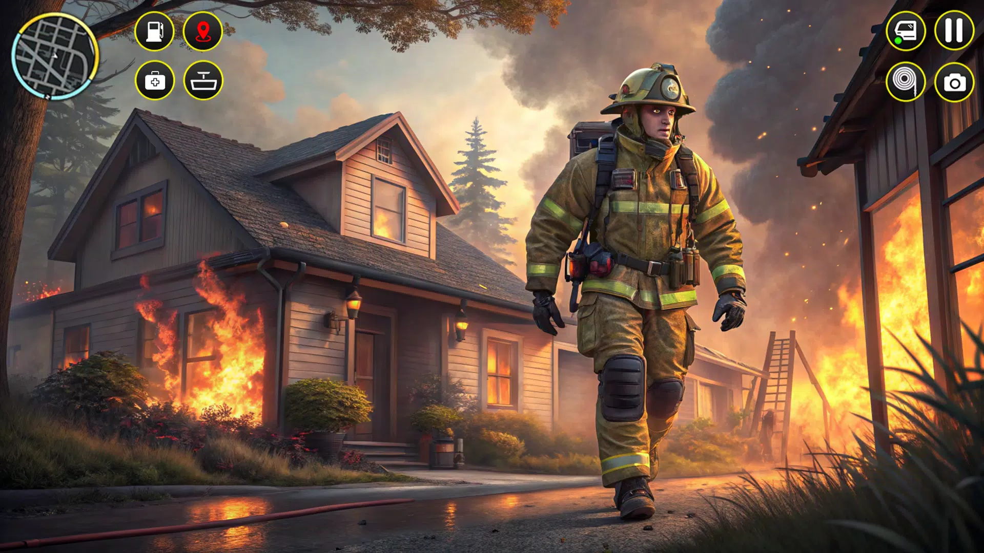 Firefighter Truck Sim Rescue Screenshot6