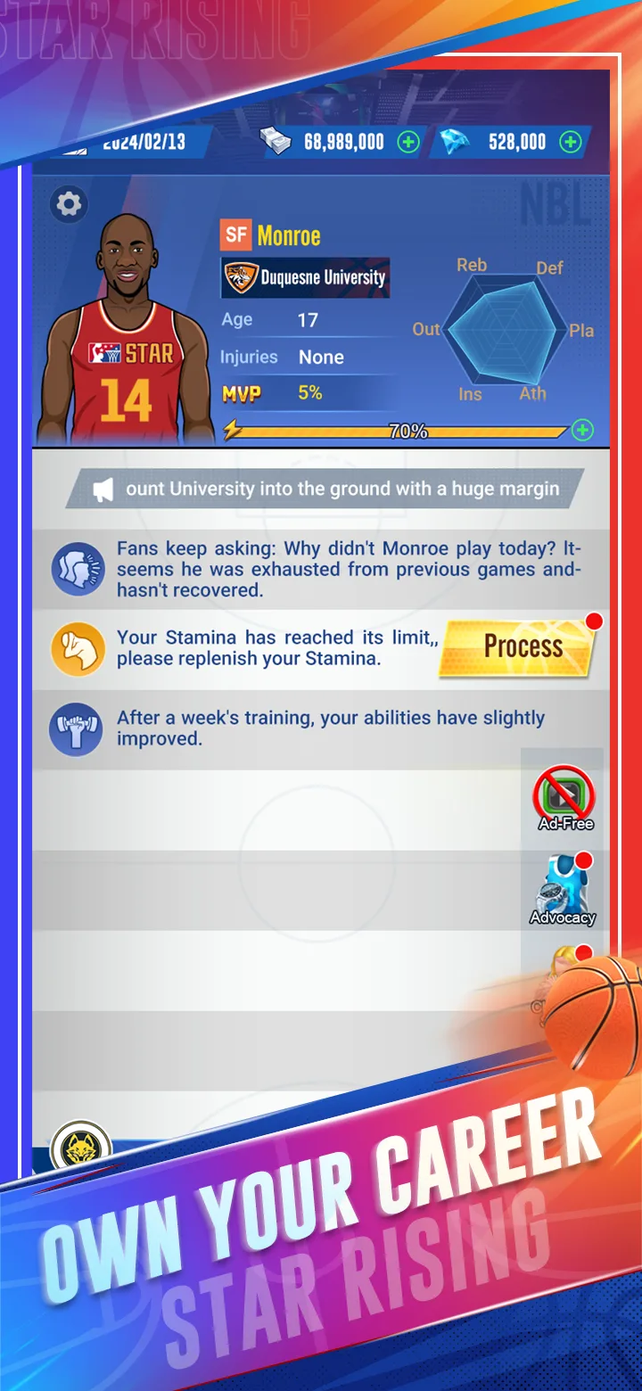 Star Rising: Basketball Screenshot1