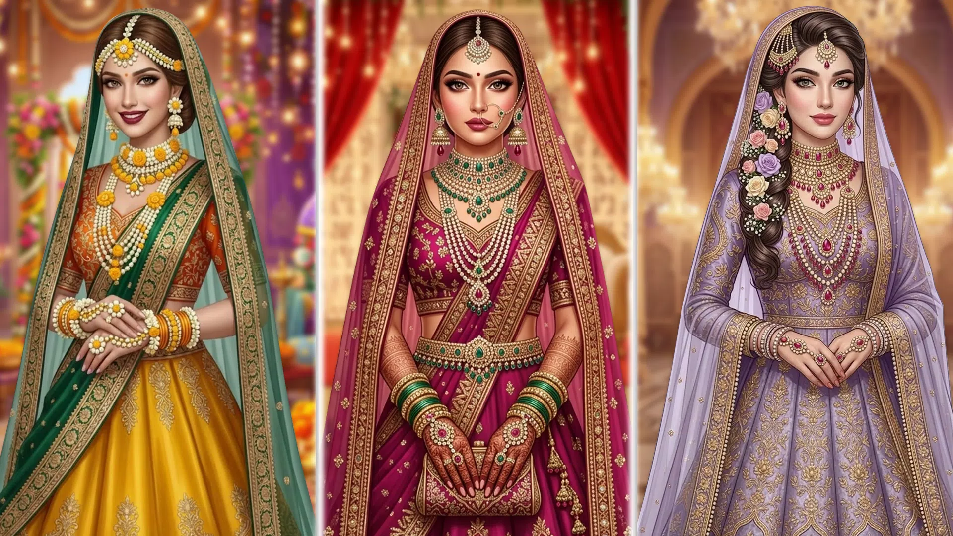 Bridal Makeup Wedding Dress up Screenshot5