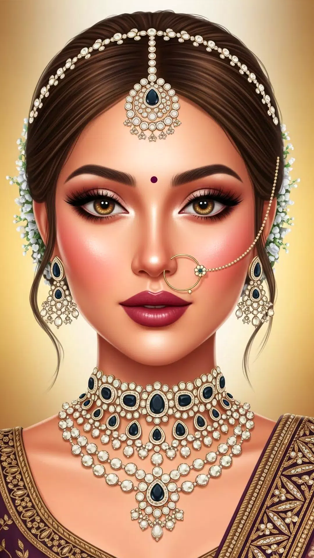 Bridal Makeup Wedding Dress up Screenshot1