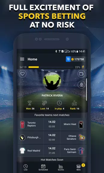 Sports Betting Game - BET UP Screenshot2