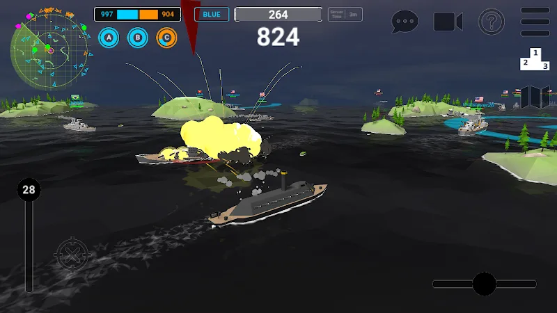Ships of Glory: Warship Battle Screenshot3
