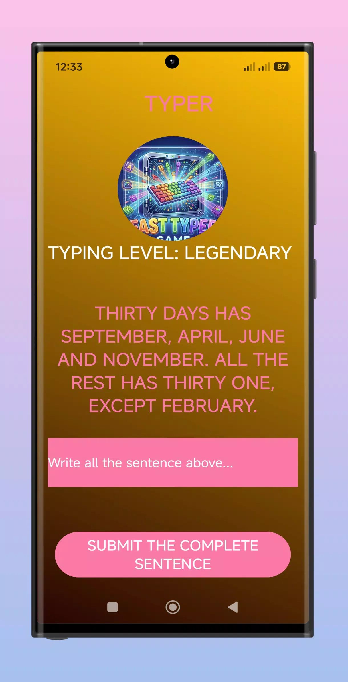Typer Screenshot2