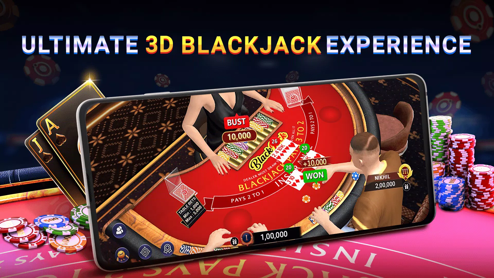 Octro Blackjack: Casino games Screenshot6