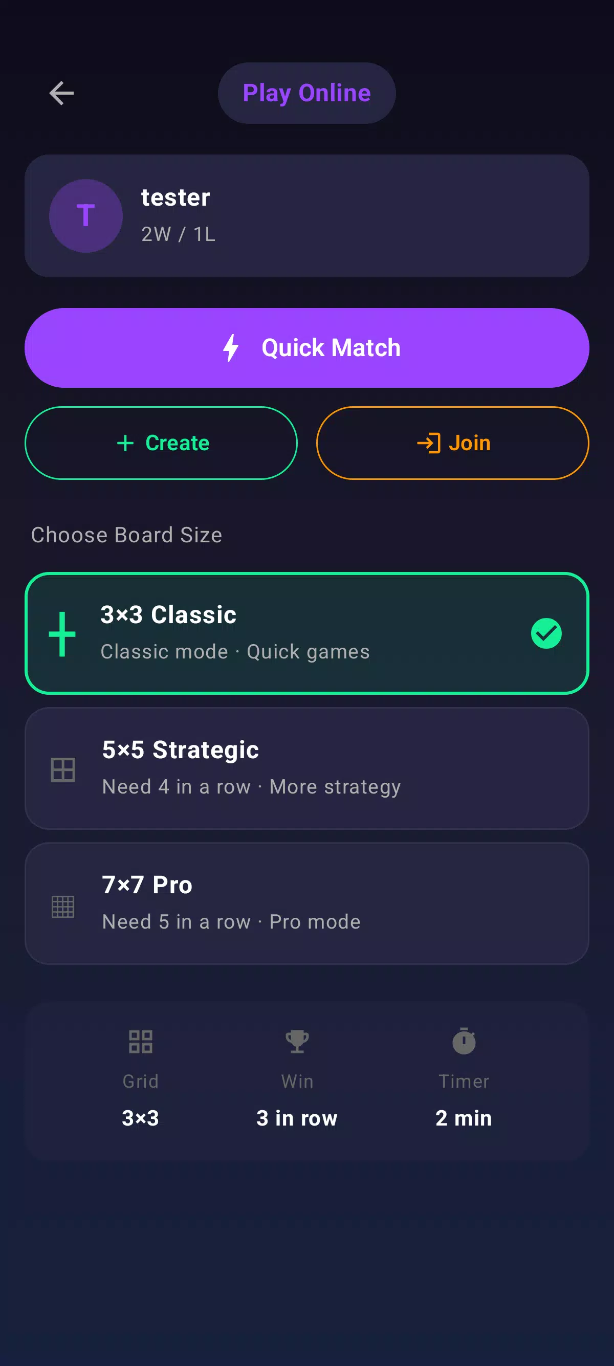 Tic Tac Toe - Multiplayer Screenshot3