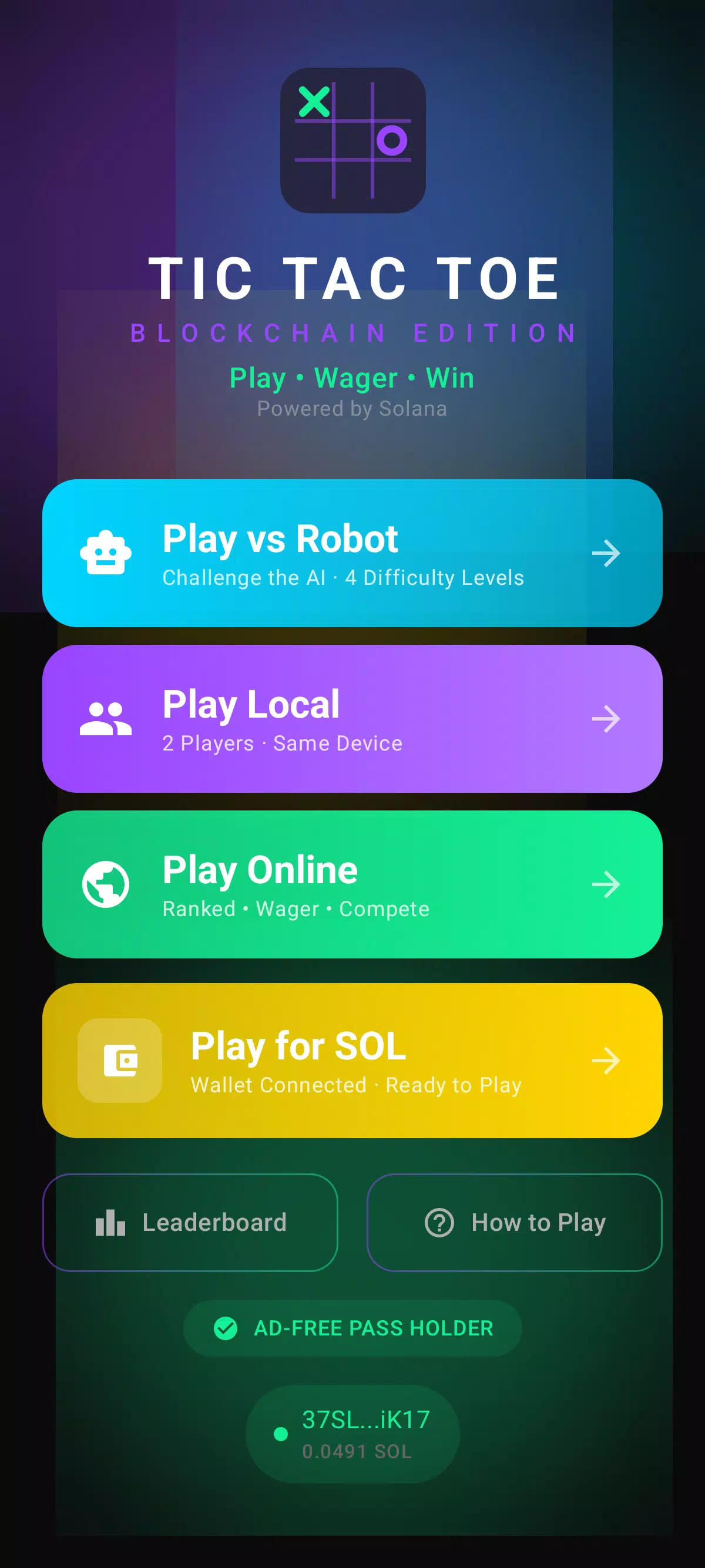 Tic Tac Toe - Multiplayer Screenshot1
