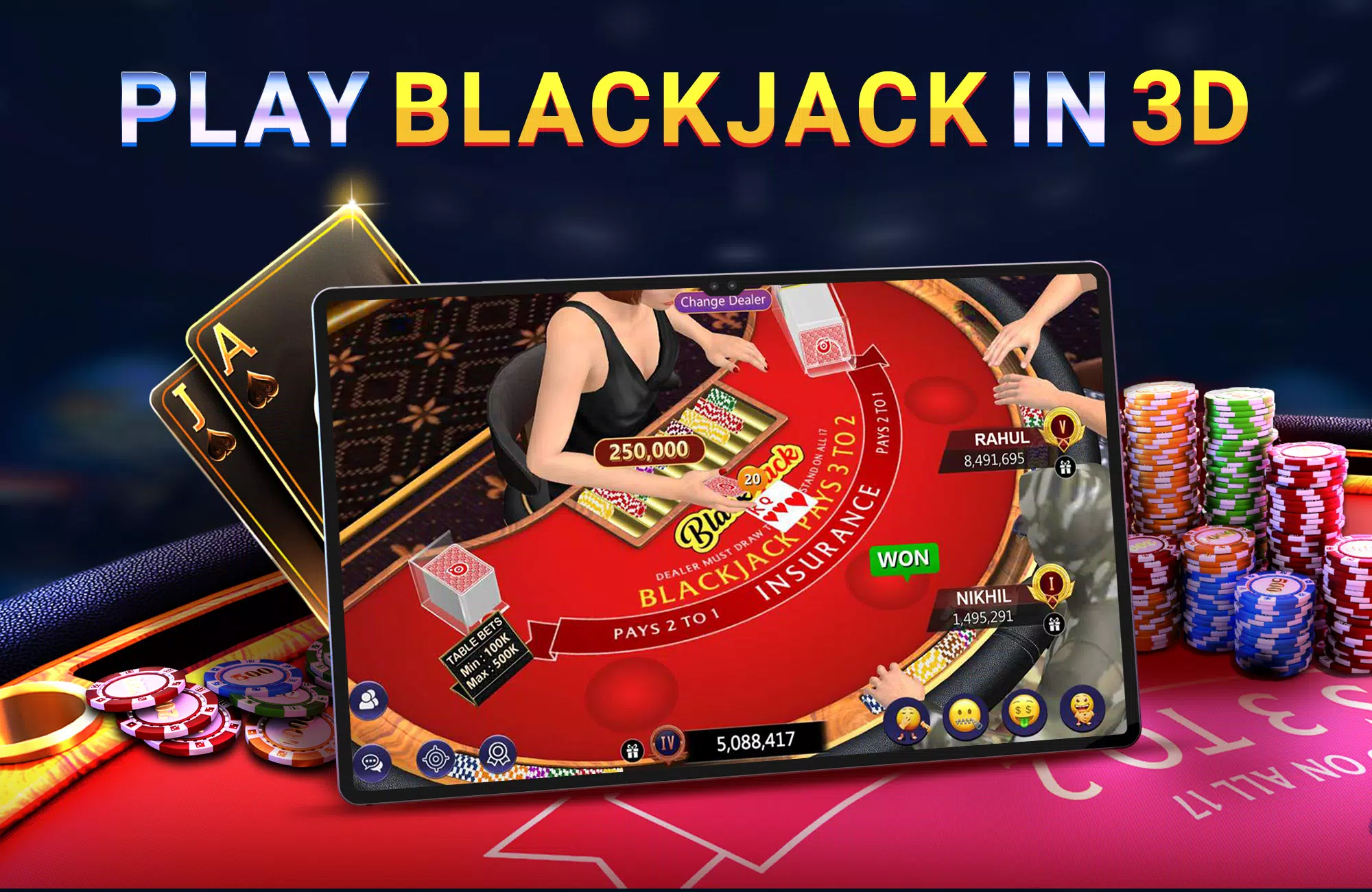 Octro Blackjack: Casino games Screenshot8
