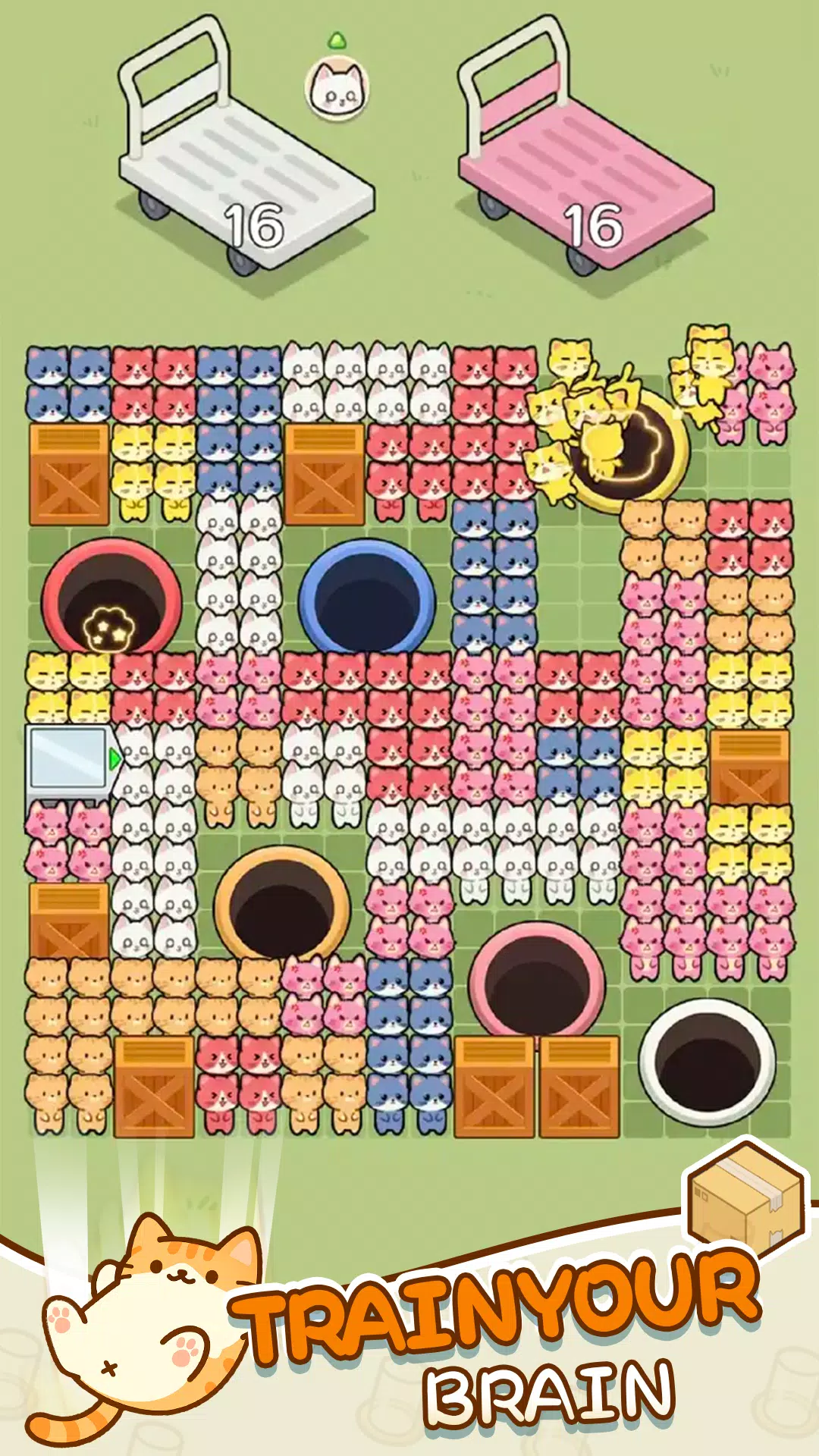 Pipe Cat: Color Sort Screenshot3