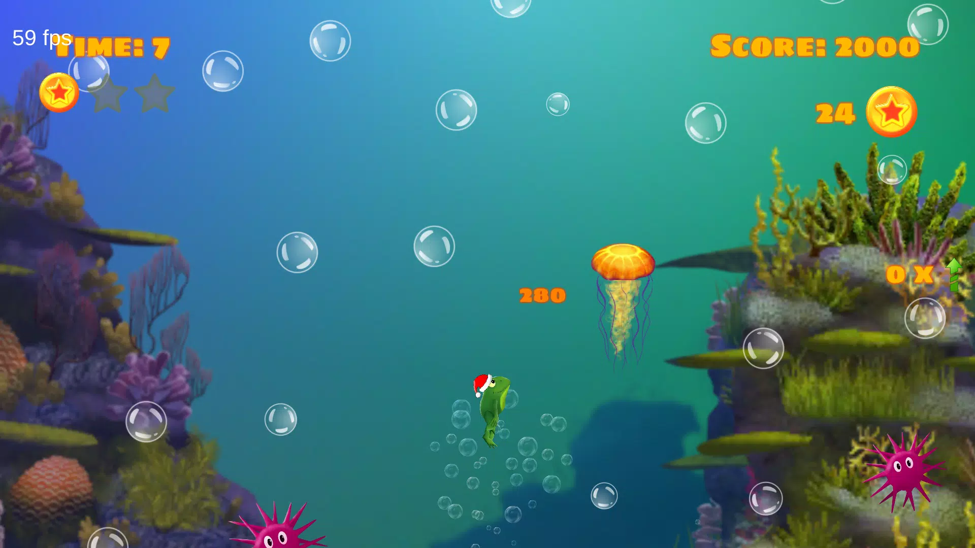 Frog in the Sea Screenshot1