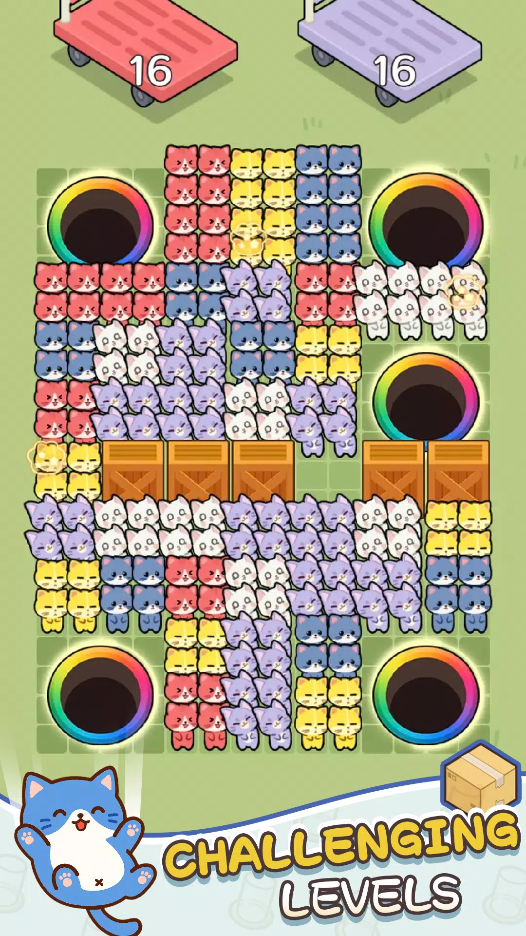 Pipe Cat: Color Sort Screenshot4