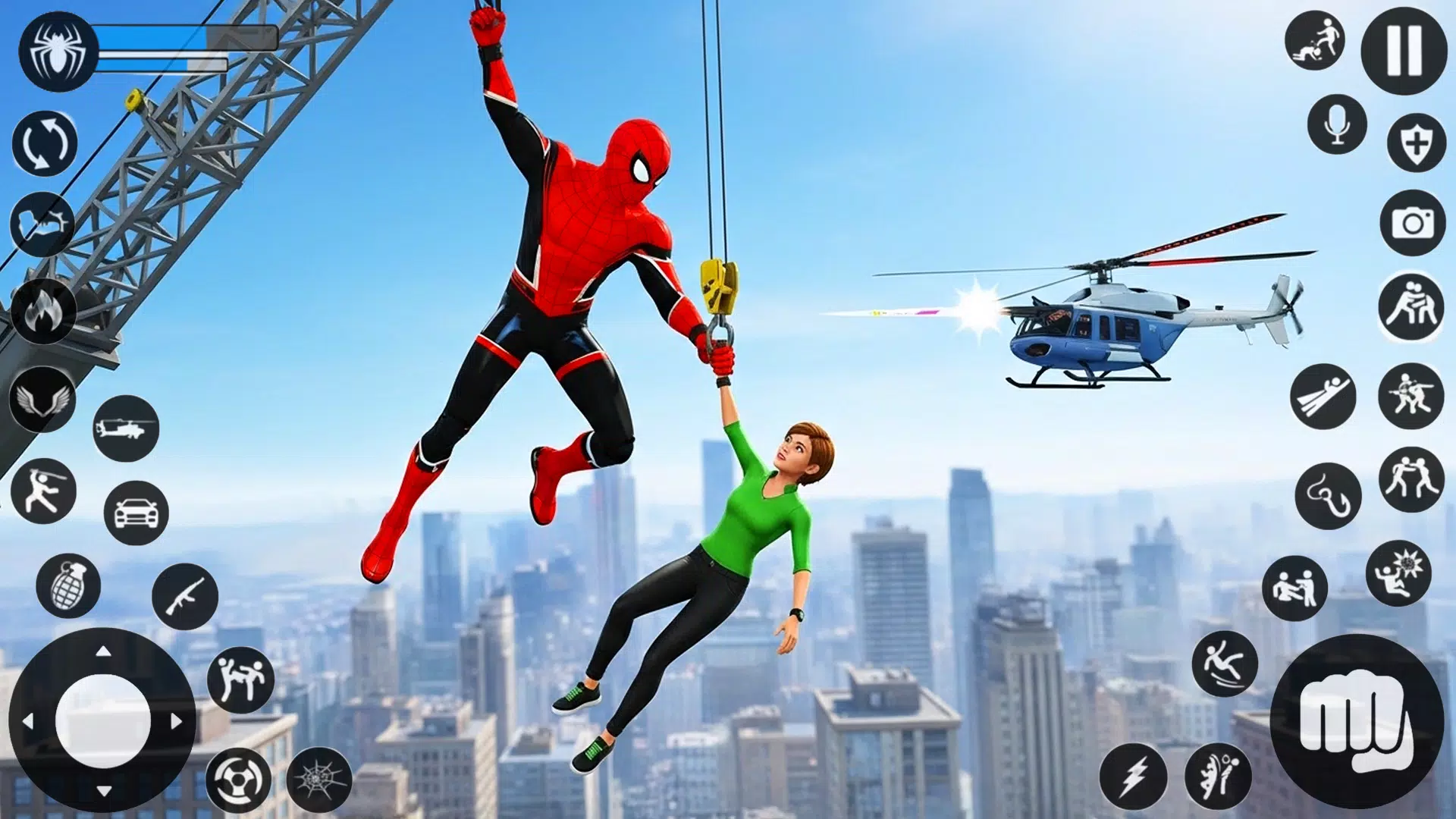 Spider Rope Hero: Town Rescue Screenshot3