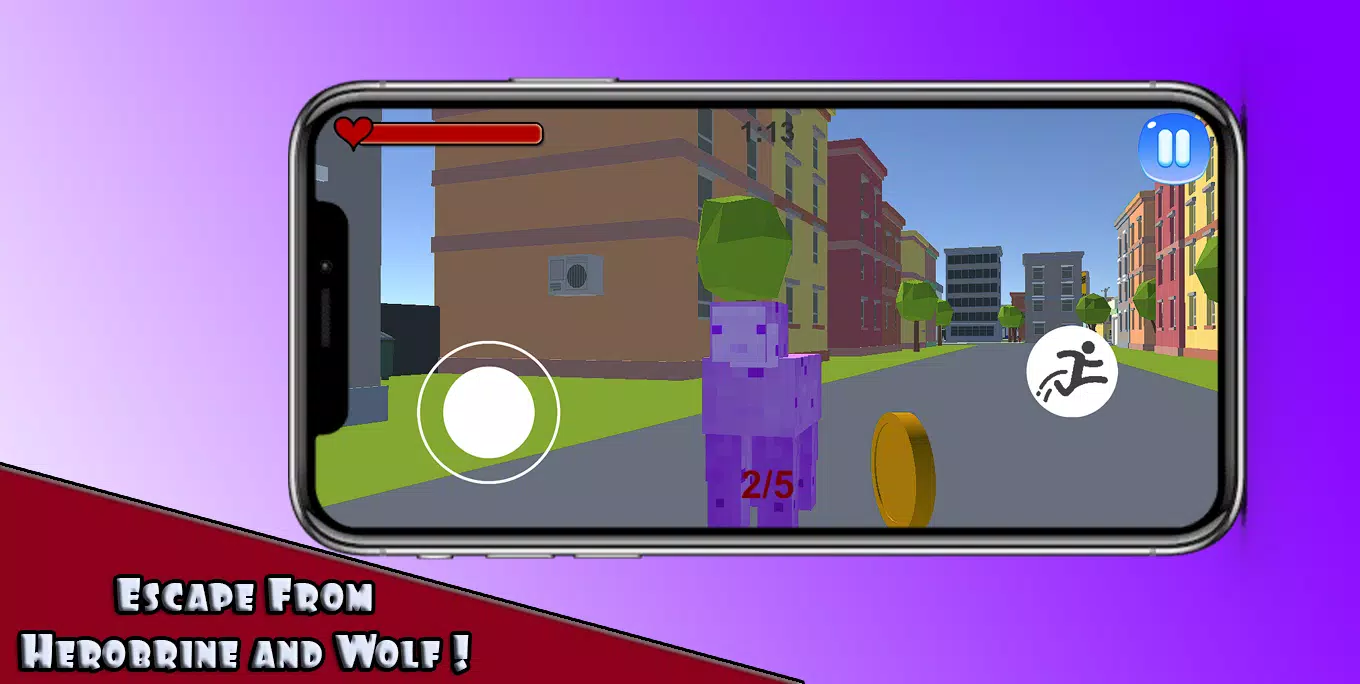 Herobrine Escape 3D Screenshot2