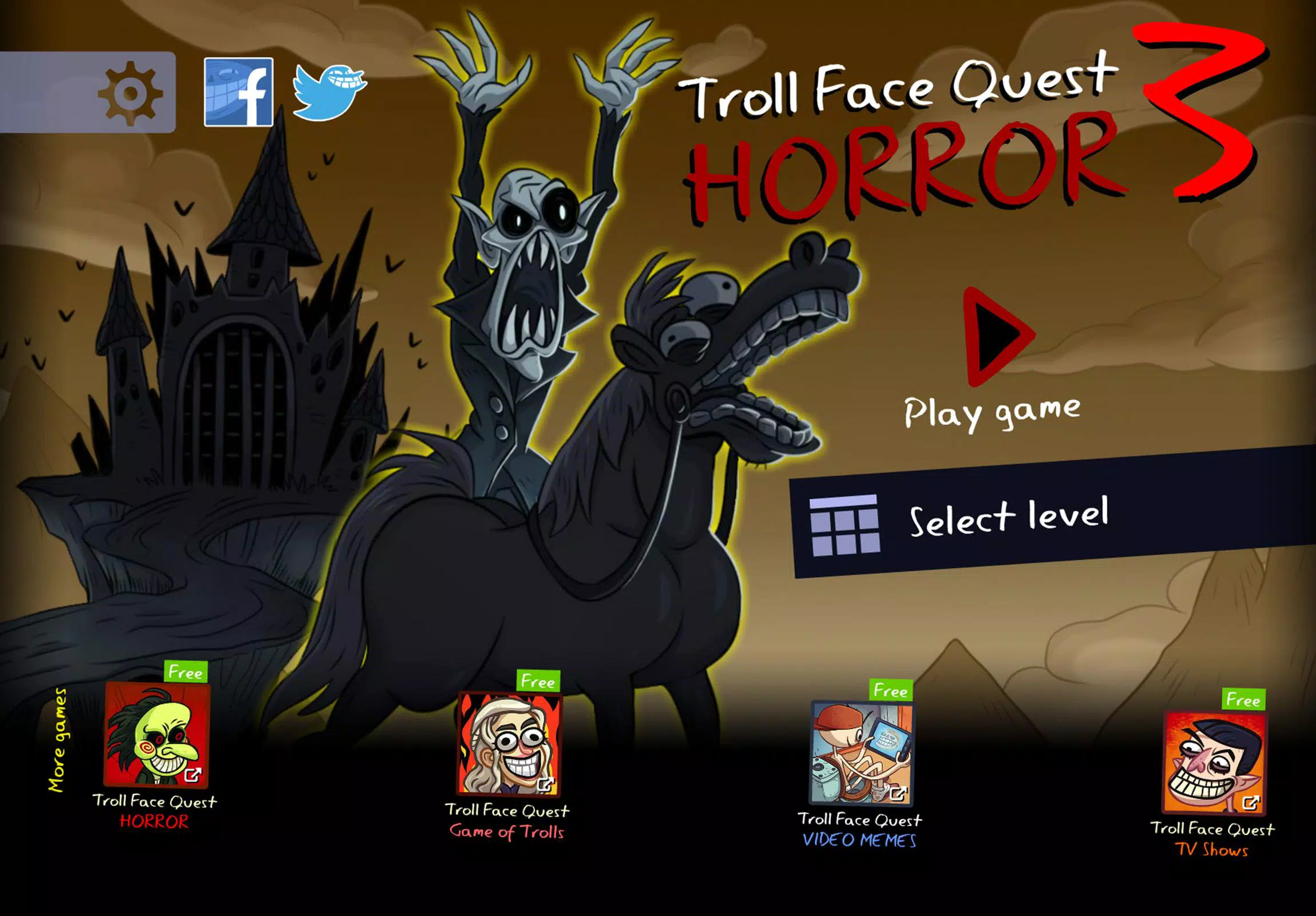 Troll Face Quest: Horror 3 Screenshot1