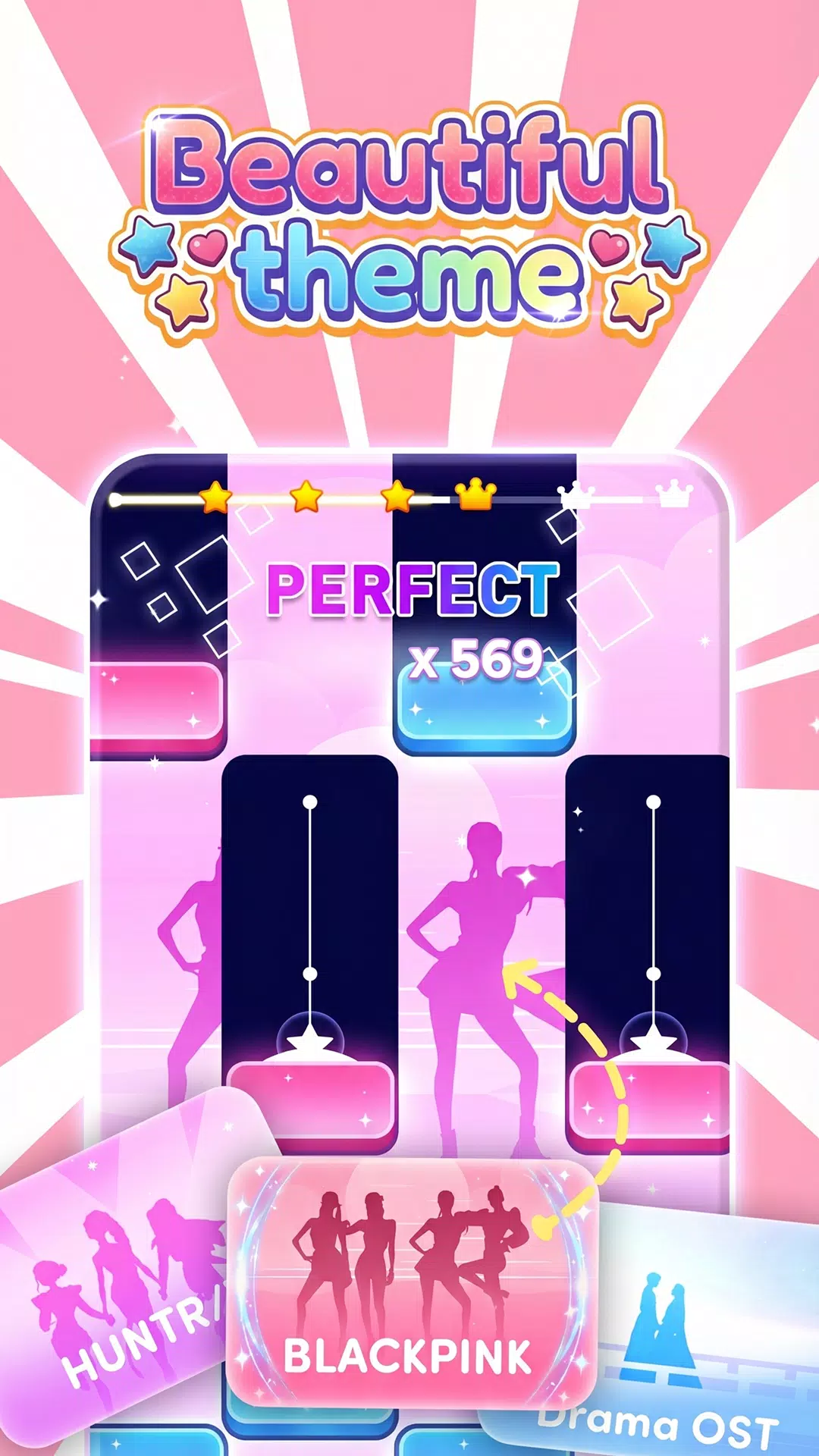 Pop Piano 2: Tiles Music Games Screenshot3