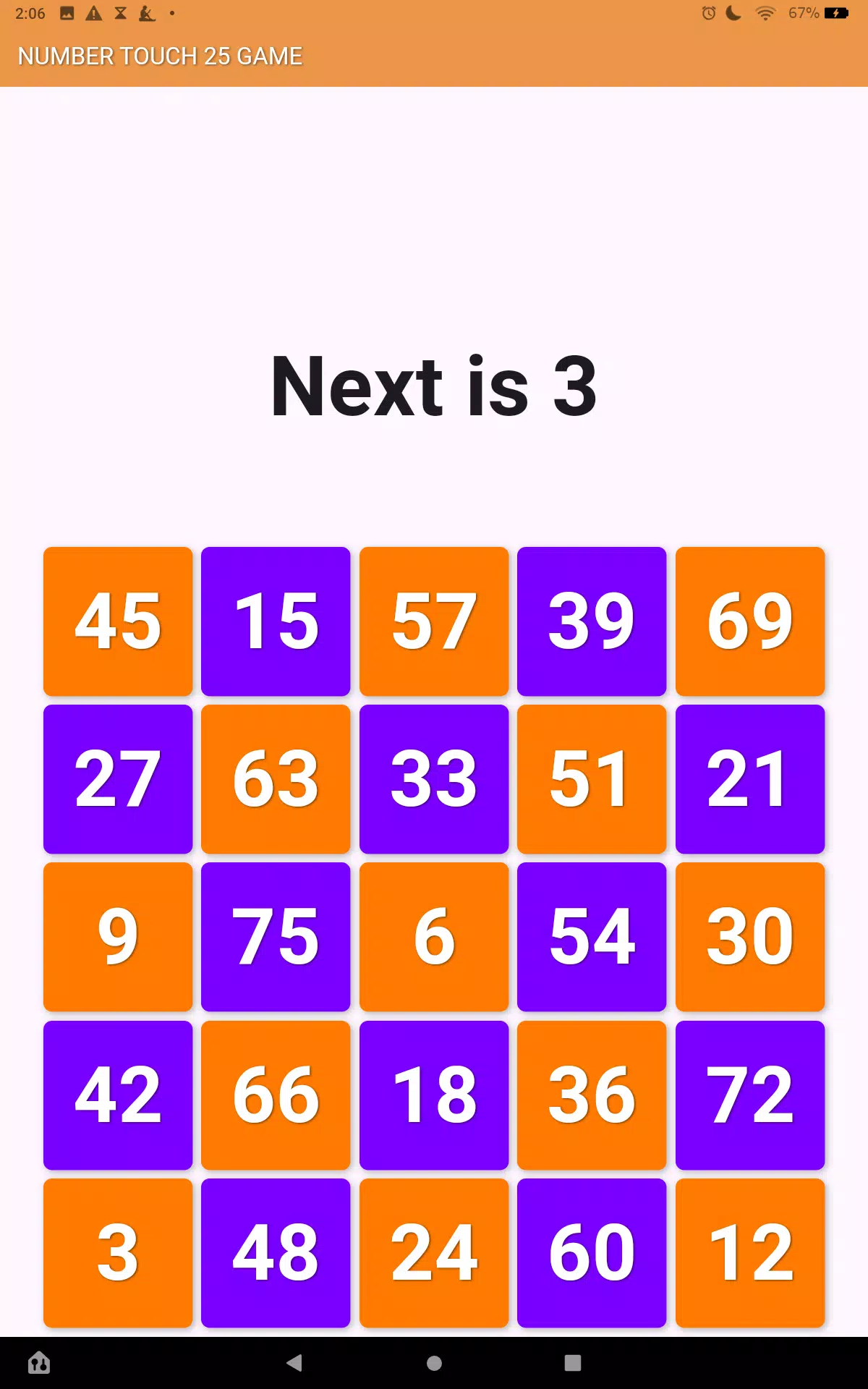 Number Tap 25 Game Screenshot7