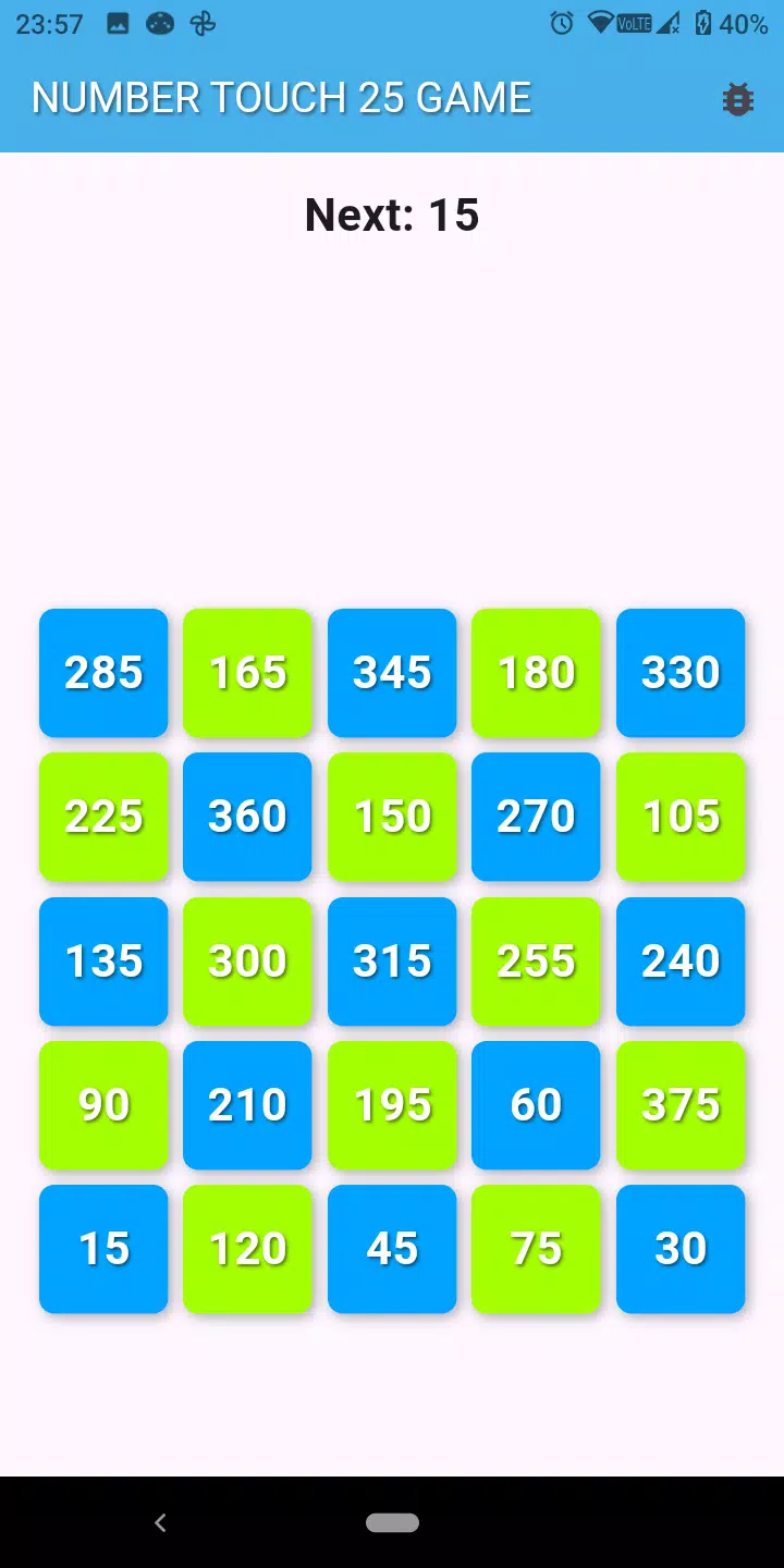 Number Tap 25 Game Screenshot3