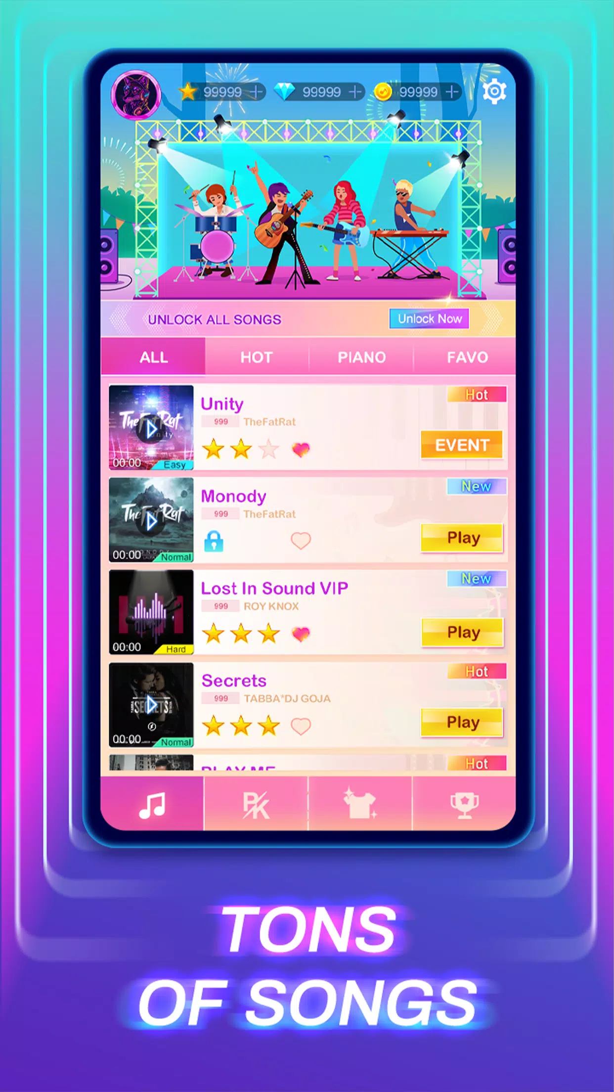 Piano Fire 2: Slide Challenge Screenshot1