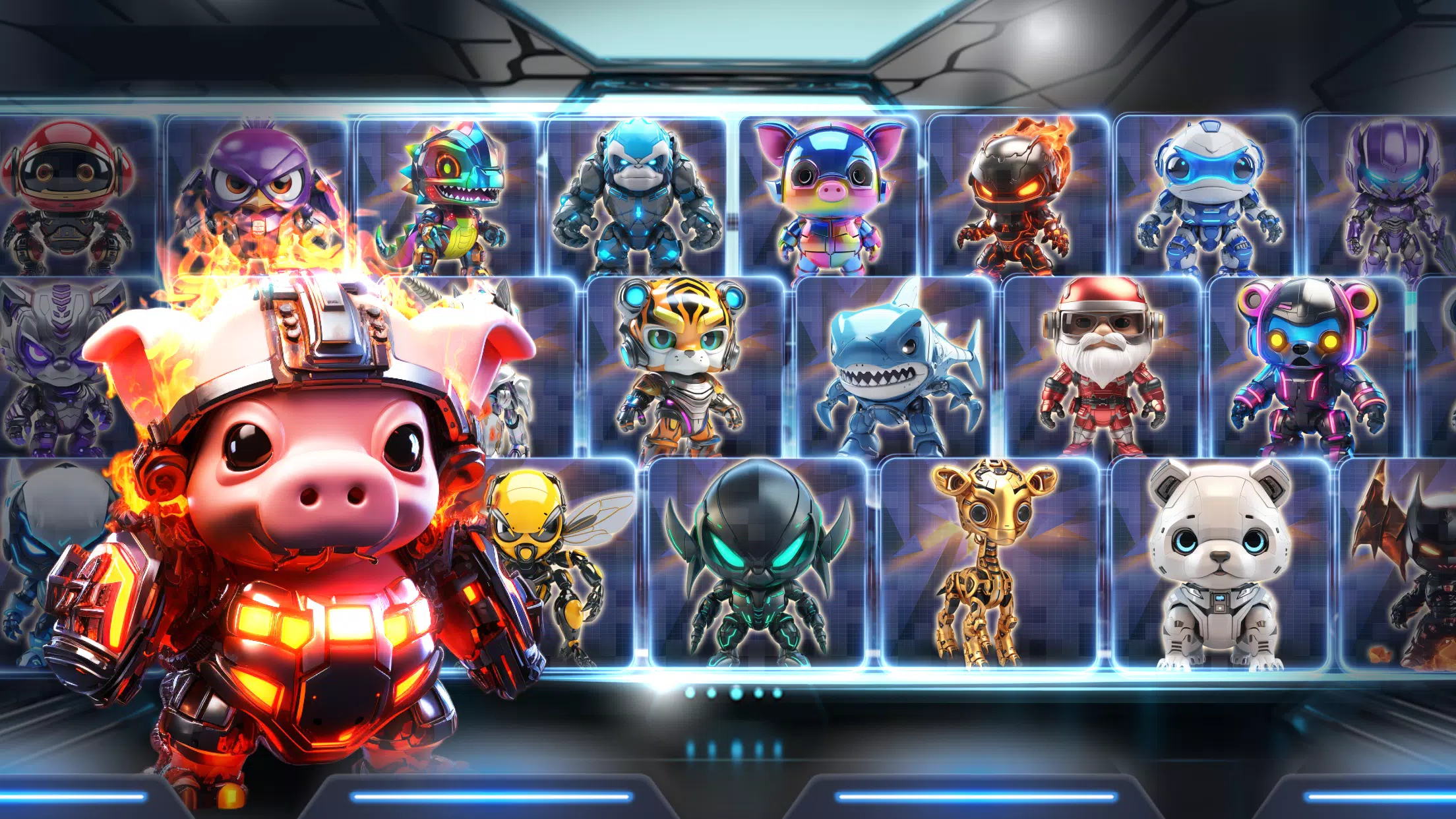 AI Chibi Robot Battle Screenshot2