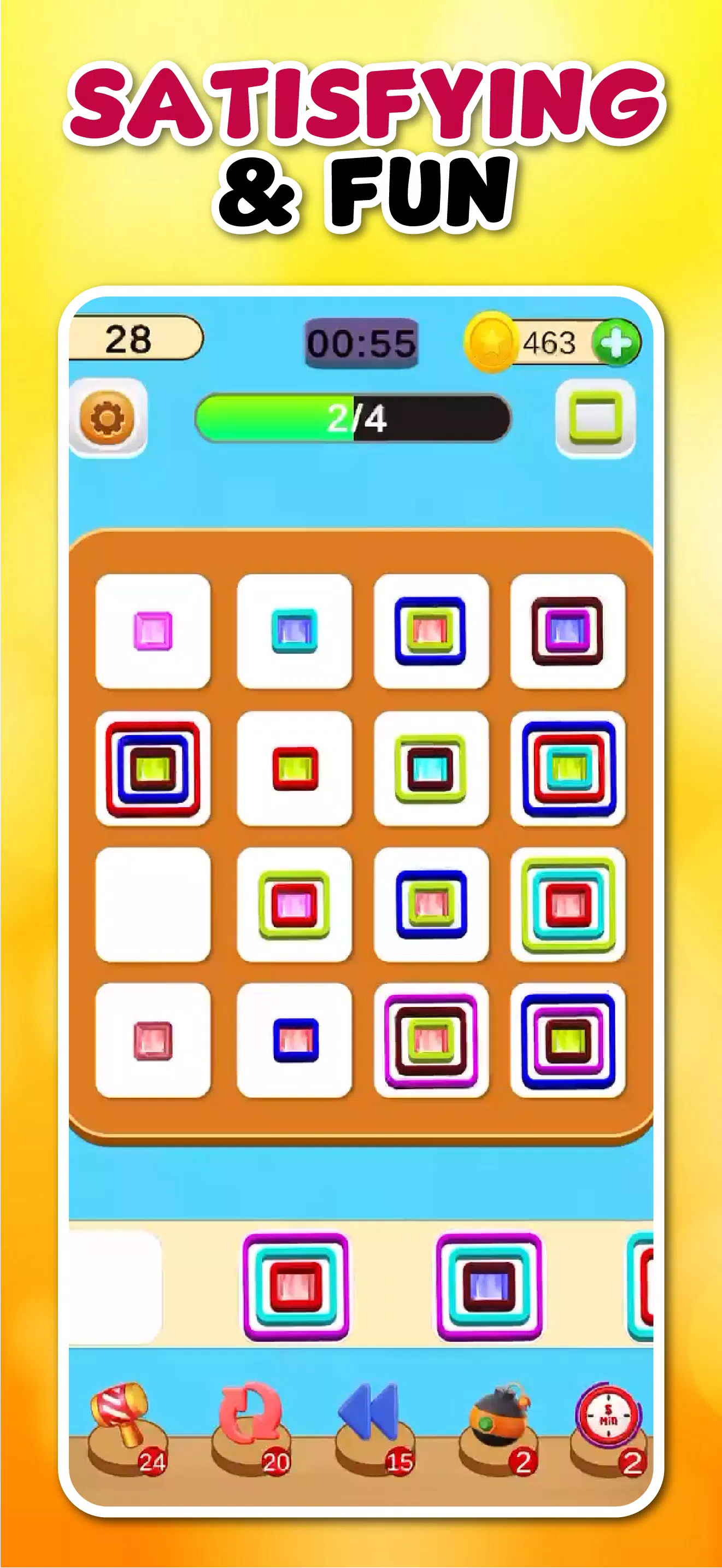 Square Sort Mania Block Puzzle Screenshot2